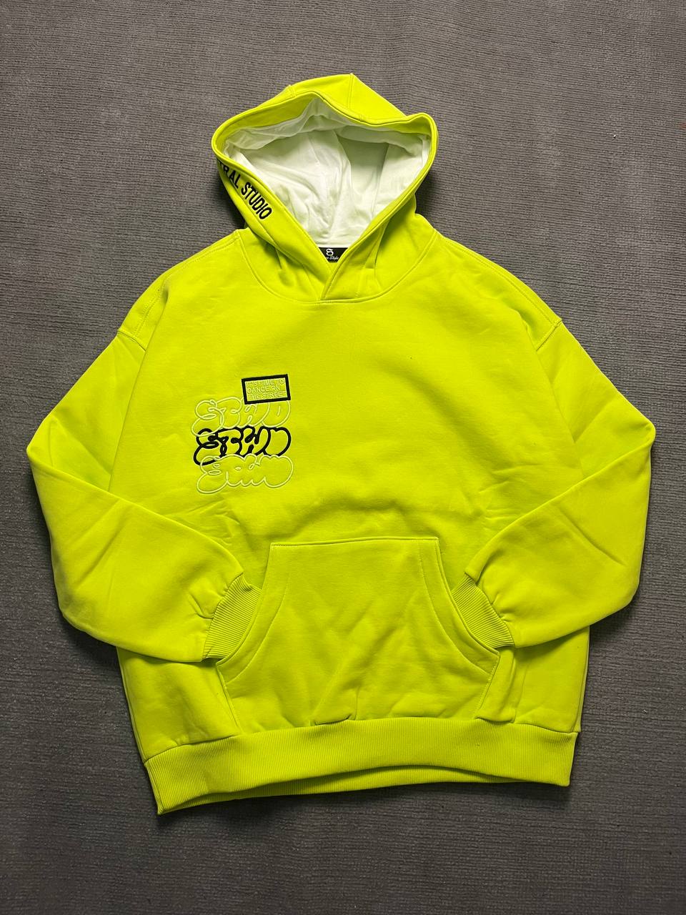 هودی گلدوزی سه نخ پنبه قواره باکسی