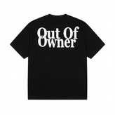 تیشرت باکسی ماکان out of owner | مشکی