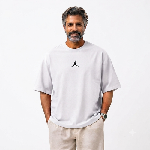 تیشرت باکسی نخ پنبه جردن