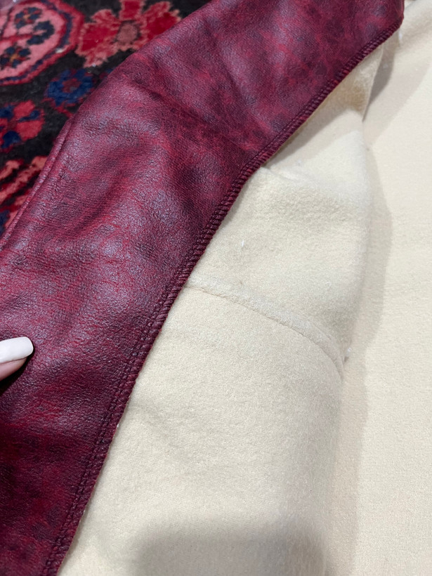 وست زنانه طرح چرم داخل کرکی